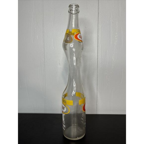 A&W Root Beer Sugar Free 16 Fl Oz Unique Molded Molding Bottle Elongated - Picture 2 of 8